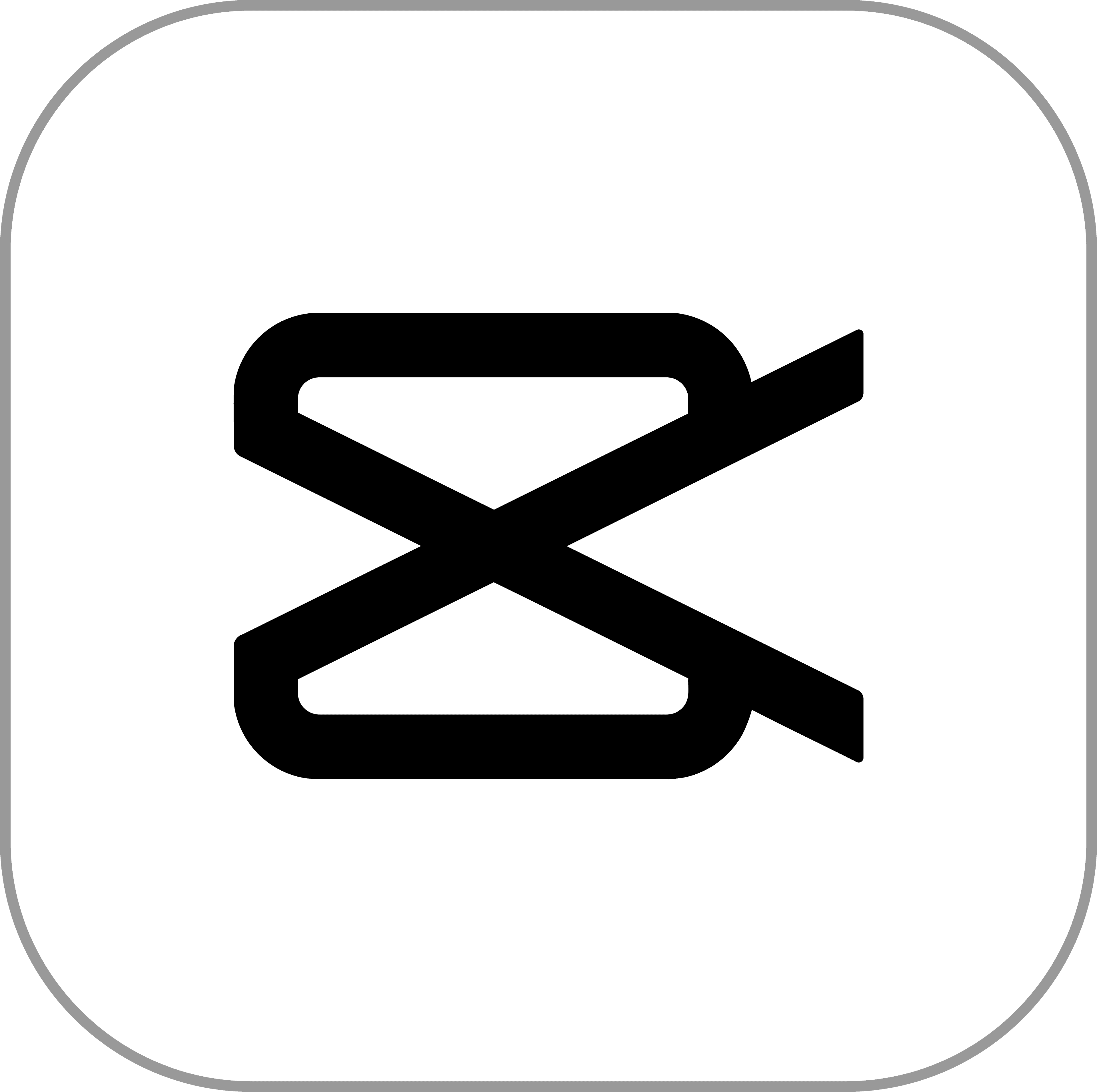 Logo CapCut Pro – application de montage vidéo
